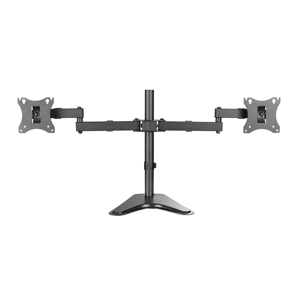 Dual-Monitor Steel Articulating Monitor Mount